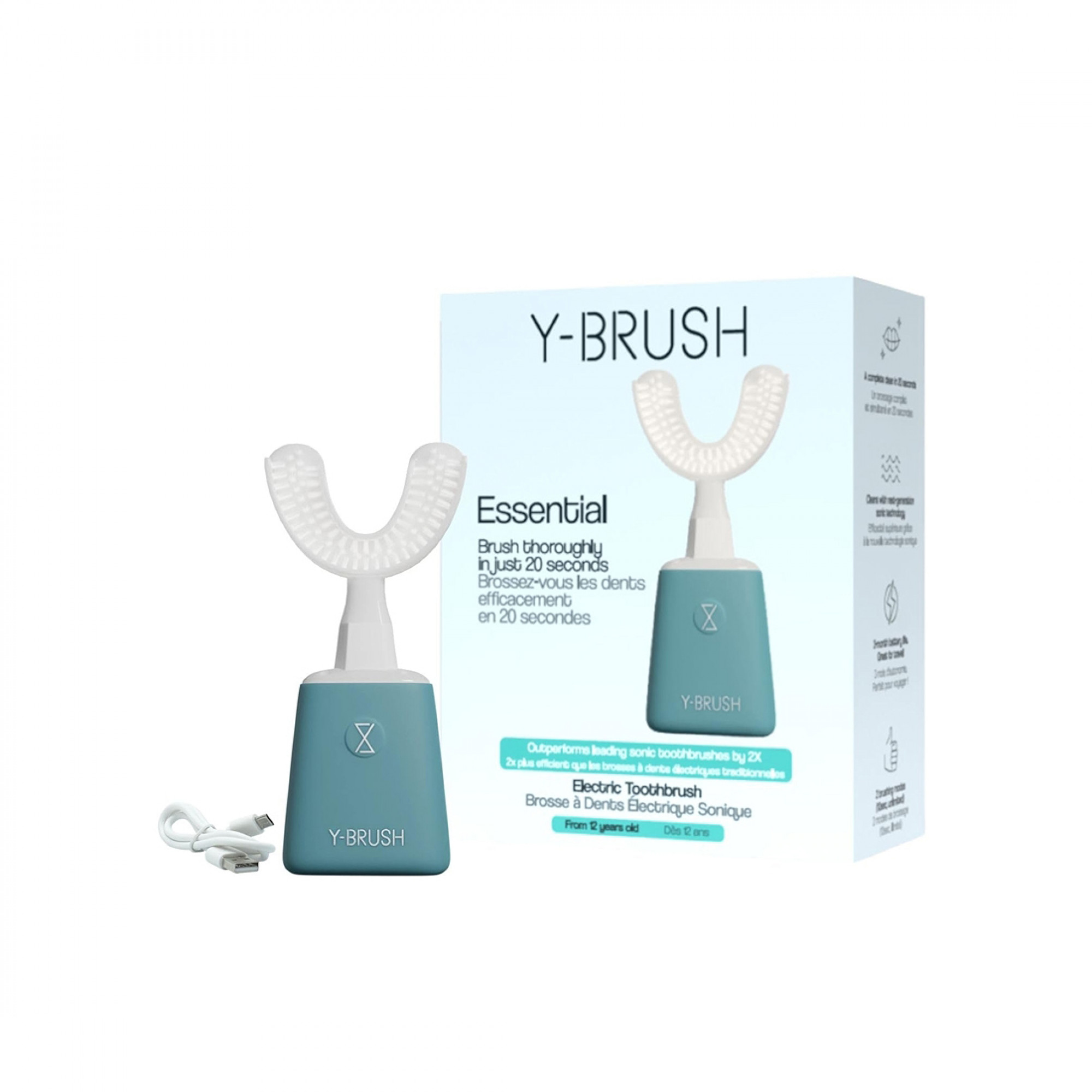 Y-Brush Essential — Электрическая зубная щетка Sonic для взрослых